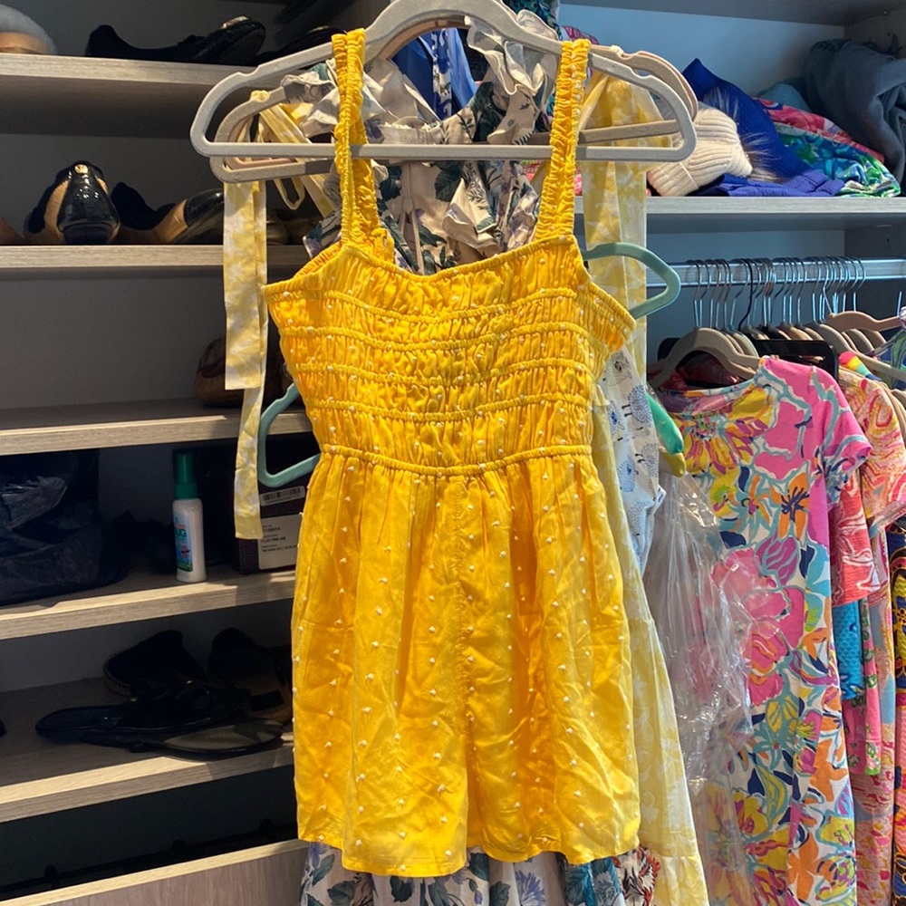 Urban outfitters yellow romper